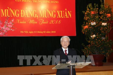 Tổng Bí thư Nguyễn Phú Trọng: Đồng lòng, tiếp tục vững bước trên con đường đổi mới