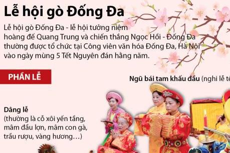 Nét đặc sắc trong Lễ hội gò Đống Đa