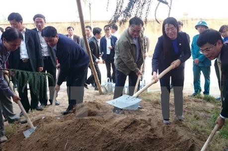 Bí thư Thành ủy Hà Nội Hoàng Trung Hải dự Lễ phát động Tết trồng cây đời đời nhớ ơn Bác Hồ