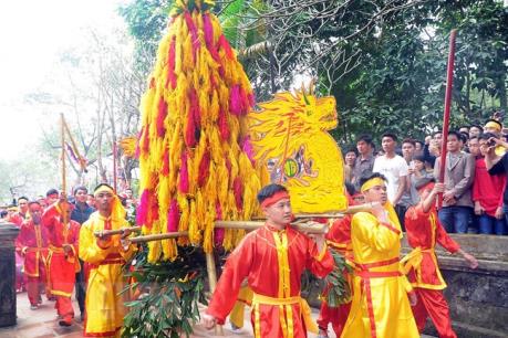 Không còn hiện tượng tranh giành cướp lộc tại Hội Gióng đền Sóc Sơn