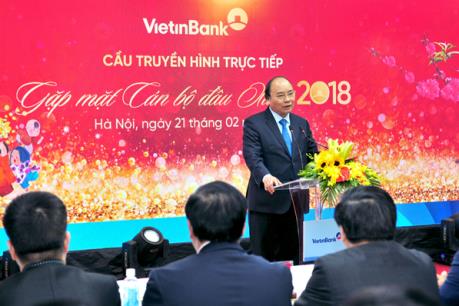 VietinBank vinh dự đón Thủ tướng Chính phủ thăm và chúc Tết