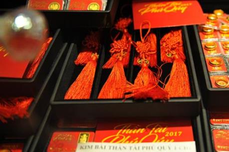 Các sản phẩm vàng hút khách dịp vía Thần Tài 2018