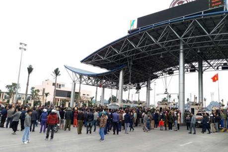 Quảng Ninh chỉ đạo giữ gìn trật tự, đảm bảo giao thông thông suốt tại trạm BOT Biên Cương