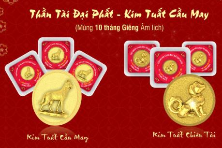 “Kim tuất” cháy hàng ngày Thần tài