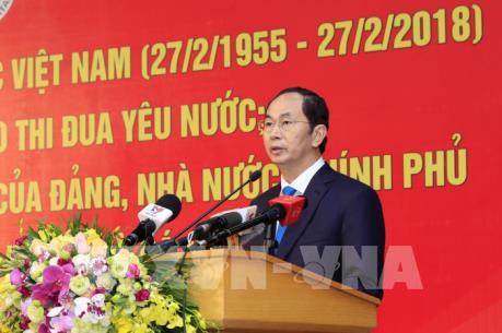 Chủ tịch nước dự lễ kỷ niệm 63 năm Ngày Thầy thuốc Việt Nam của Bệnh viện Bạch Mai