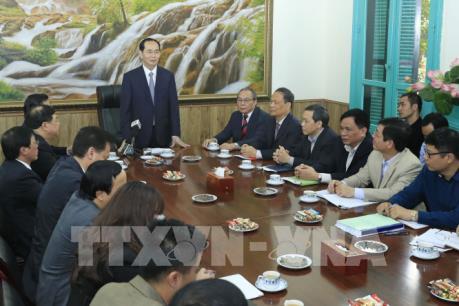 Chủ tịch nước Trần Đại Quang làm việc với Ban Chỉ đạo Cải cách tư pháp Trung ương