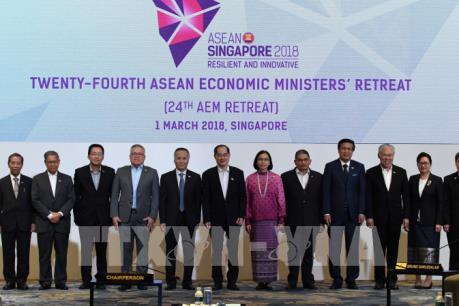 Hội nghị Hẹp Bộ trưởng Kinh tế ASEAN thảo luận biện pháp tăng cường hội nhập khu vực