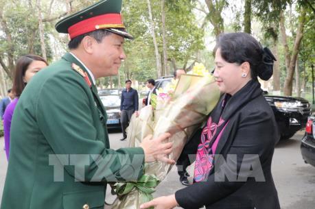 Chủ tịch Quốc hội Nguyễn Thị Kim Ngân dâng hương tưởng niệm Chủ tịch Hồ Chí Minh