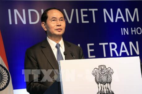 Chủ tịch nước Trần Đại Quang dự Diễn đàn Doanh nghiệp Việt Nam - Ấn Độ