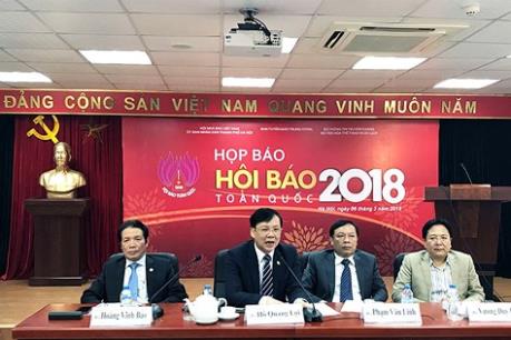 Hội Báo toàn quốc 2018 sẽ diễn ra từ ngày 16-18/3