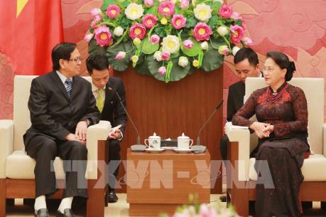 Chủ tịch Quốc hội Nguyễn Thị Kim Ngân tiếp Phó Chủ tịch Quốc hội Myanmar