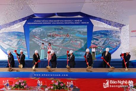 Nghệ An: Khởi công Khu công nghiệp WHA Hemaraj 