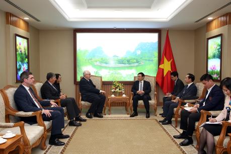 Phó Thủ tướng Vương Đình Huệ tiếp Chủ tịch Tập đoàn Jardines Matheson