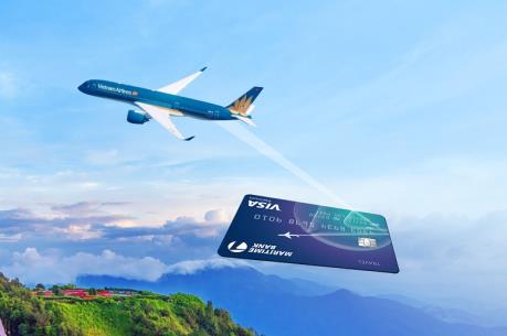 Hoàn tiền đến 2 triệu đồng cho chủ thẻ Maritime Bank đặt vé máy bay Vietnam Airlines