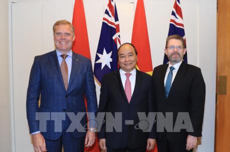 Thủ tướng Nguyễn Xuân Phúc hội kiến lãnh đạo Quốc hội Australia