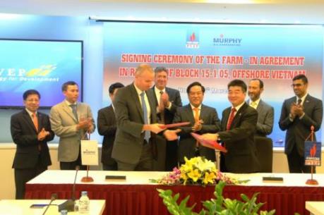 PVEP chuyển nhượng quyền lợi Lô dầu khí 15-1/05 cho Murphy
