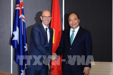 Thủ tướng Nguyễn Xuân Phúc tiếp lãnh đạo một số doanh nghiệp Australia đầu tư vào Việt Nam