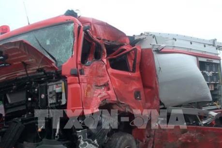 Xe cứu hỏa va chạm xe khách trên cao tốc Pháp Vân - Cầu Giẽ: Một chiến sỹ cảnh sát tử vong