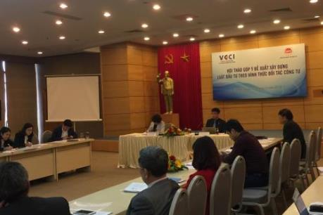 Góp ý xây dựng Luật Đầu tư theo hình thức đối tác công tư