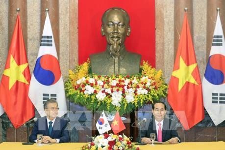 Tuyên bố chung Việt Nam - Hàn Quốc hướng tới tương lai