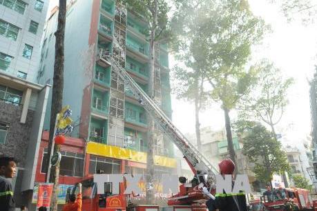 Lại cháy tại khách sạn 8 tầng ở Thành phố Hồ Chí Minh