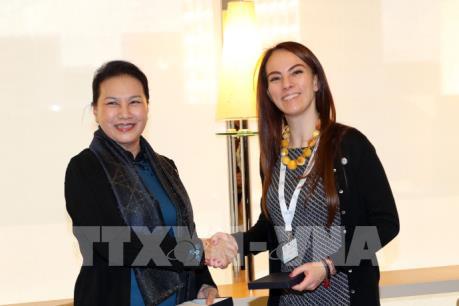 Chủ tịch Quốc hội Việt Nam gặp gỡ và làm việc với Chủ tịch IPU