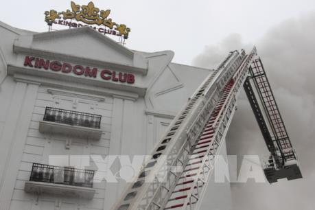 Cháy tại quán karaoke lớn nhất Hà Tĩnh