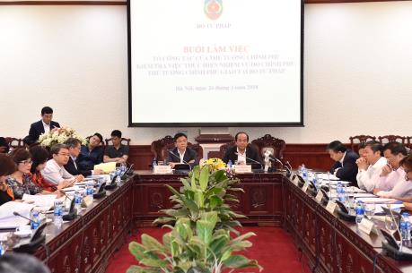 Bộ trưởng Mai Tiến Dũng: Cán bộ tư pháp phải giỏi cả luật quốc tế