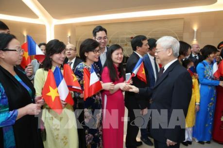 Chuyến thăm tới CH Pháp của Tổng Bí thư góp phần nâng cao hợp tác giữa hai nước