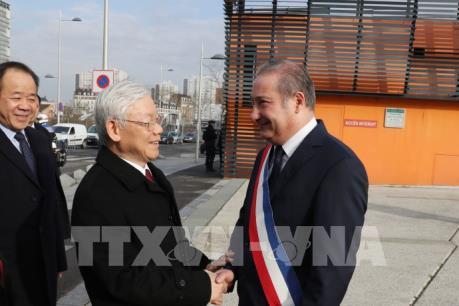 Tổng Bí thư Nguyễn Phú Trọng thăm thành phố Choisy Le Roi (CH Pháp)