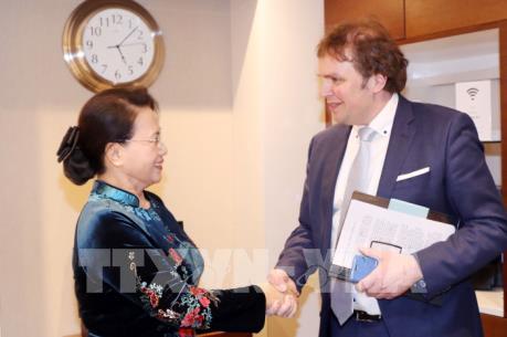 Chủ tịch Quốc hội Nguyễn Thị Kim Ngân tiếp Phó Cao ủy Chương trình Đồng bằng Hà Lan