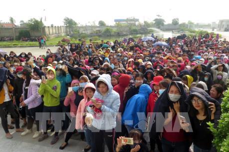 Công nhân Công ty TNHH Yamani Dynasty trở lại làm việc