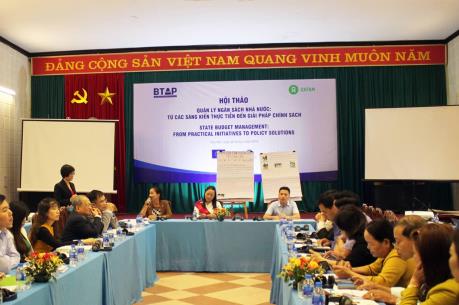 Minh bạch giúp nâng cao hiệu quả quản lý ngân sách nhà nước