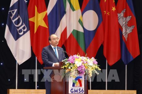 Phiên họp toàn thể Hội nghị Thượng đỉnh hợp tác Tiểu vùng Mekong mở rộng lần thứ 6