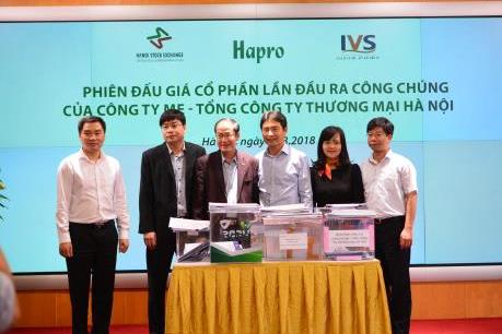 Sẽ có 6 phiên đấu giá cổ phần tại HNX trong tháng 4