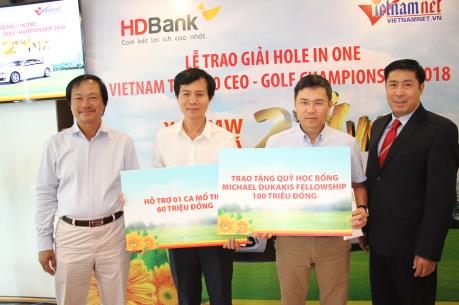  HDBank tài trợ giải Golf Vietnam Top 500 CEO Championship 2018