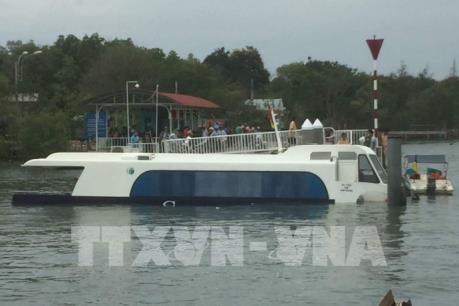 Tp.Hồ Chí Minh: Phát hiện sự cố tàu cao tốc khi cập cảng Tắc Suất, huyện Cần Giờ