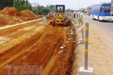 Tạm ngừng thi công nâng cấp Quốc lộ 32C qua Yên Bái do thiếu vốn