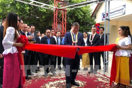Campuchia khánh thành đài phát sóng truyền hình tỉnh do Việt Nam tài trợ