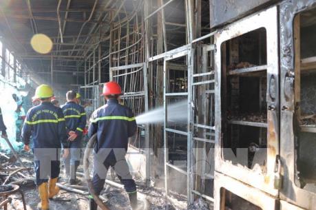 Cháy cơ sở sản xuất sâm ngọc linh ở khu vực hồ Tuyền Lâm, thành phố Đà Lạt