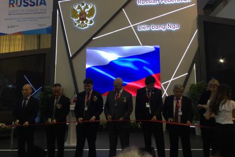 Gian hàng Nga chính thức khai mạc tại Vietnam Expo 2018
