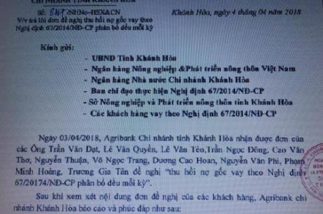 Agribank Khánh Hoà phản hồi kiến nghị của ngư dân liên quan đến vốn đóng tàu