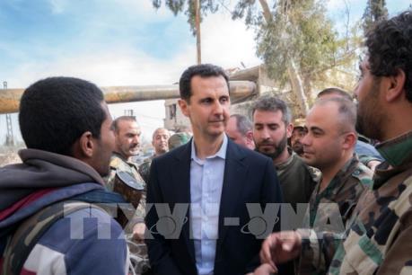 Mỹ, Anh, Pháp tấn công Syria: Tổng thống Bashar al-Assad vẫn làm việc trong Phủ Tổng thống
