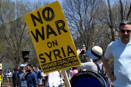 Mỹ, Anh, Pháp tấn công Syria: Biểu tình phản đối tại nhiều thành phố ở Mỹ