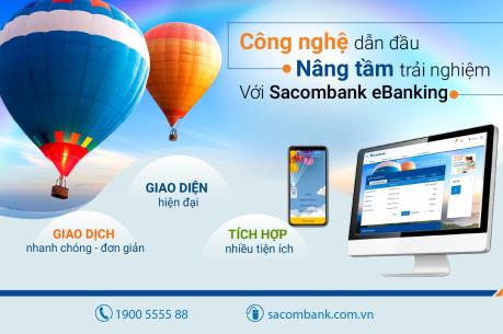 Sacombank ra mắt ngân hàng điện tử mới