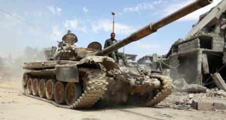 Quân đội Syria tấn công các nhóm khủng bố ở phía Nam thủ đô Damascus