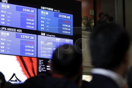 Chứng khoán châu Á tưng bừng sắc xanh