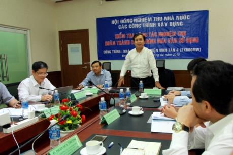 Kiểm tra việc nghiệm thu đưa vào sử dụng Nhiệt điện Vĩnh Tân 4