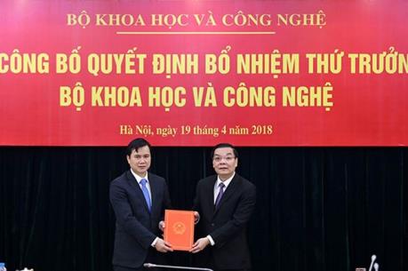 Bộ Khoa học và Công nghệ có thứ trưởng mới