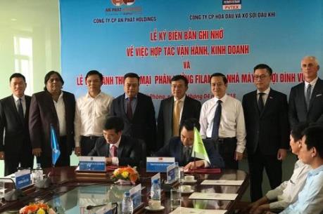 PVTEX và APH hợp tác sản xuất và vận hành Nhà máy xơ sợi Đình Vũ